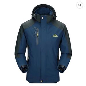 NWT Outdoor Sport Waterproof Hiking Coat Winter Ski Raincoat Hoodie Jacket